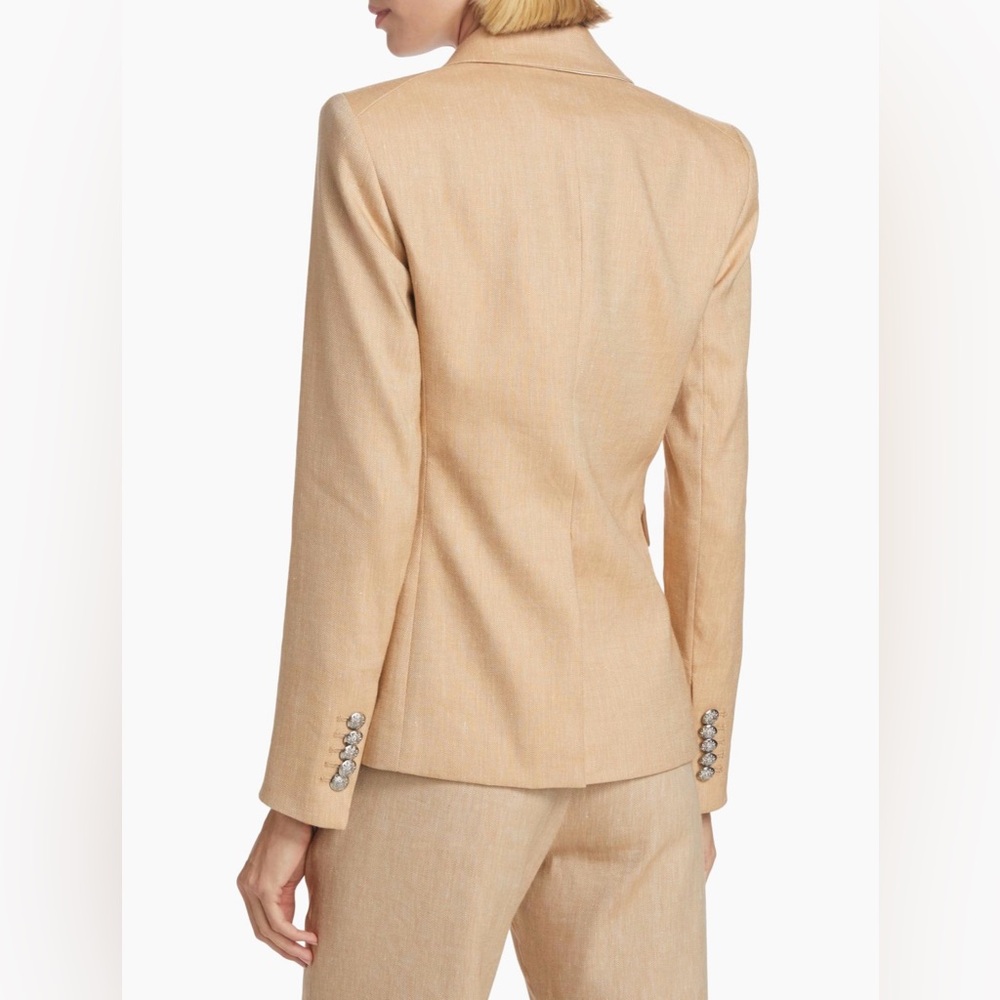 Veronica Beard Miller Linen Blazer - Picture 6 of 11